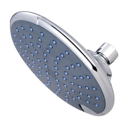 Pioneer Industries Single Function Rain Showerhead-1.5 GPM, Polished Chrome X-6400055
